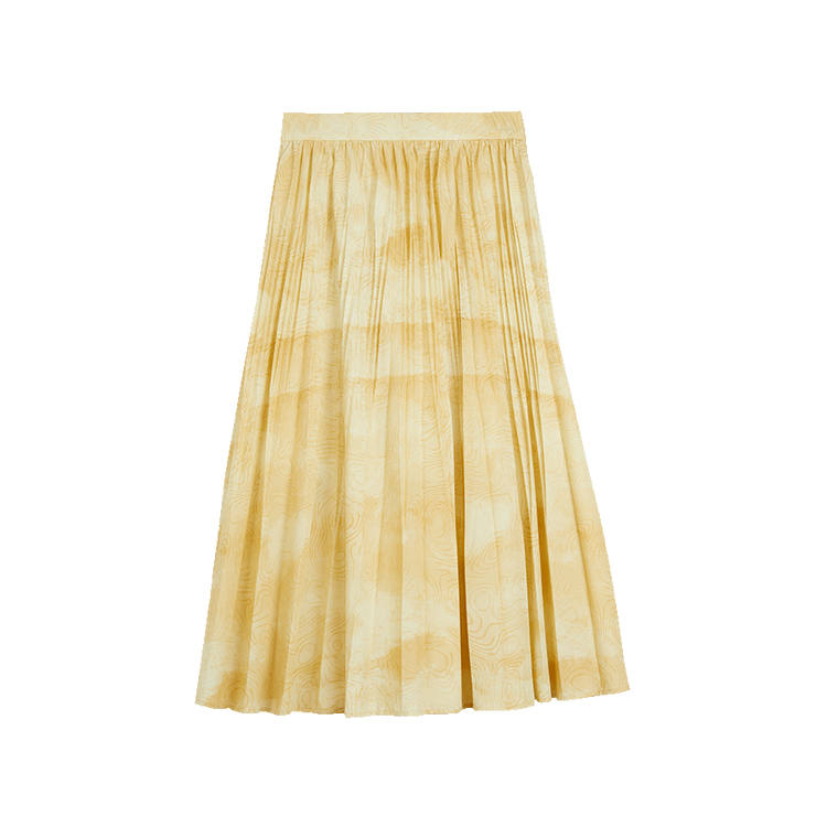 ELLE Casual Long Skirt Women's Yellow