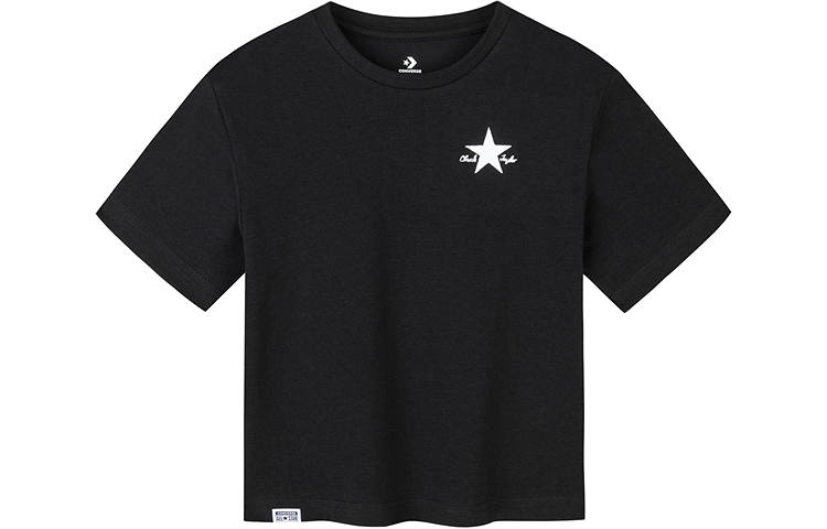 Converse T Shirt Jet Black Children Aged 3 7 Years Old