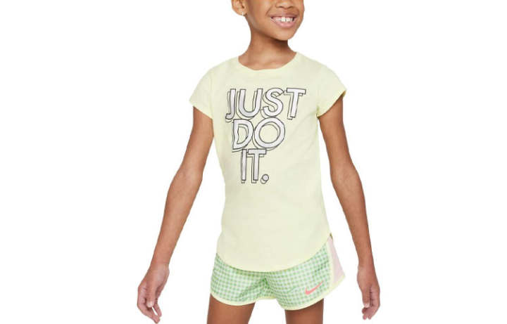 Nike Nike T Shirt Light Yellow Kids'