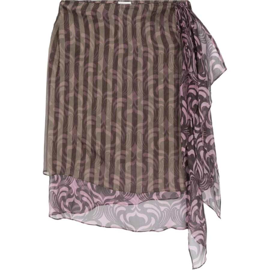 Dries Van Noten Asymmetric Mini Skirt