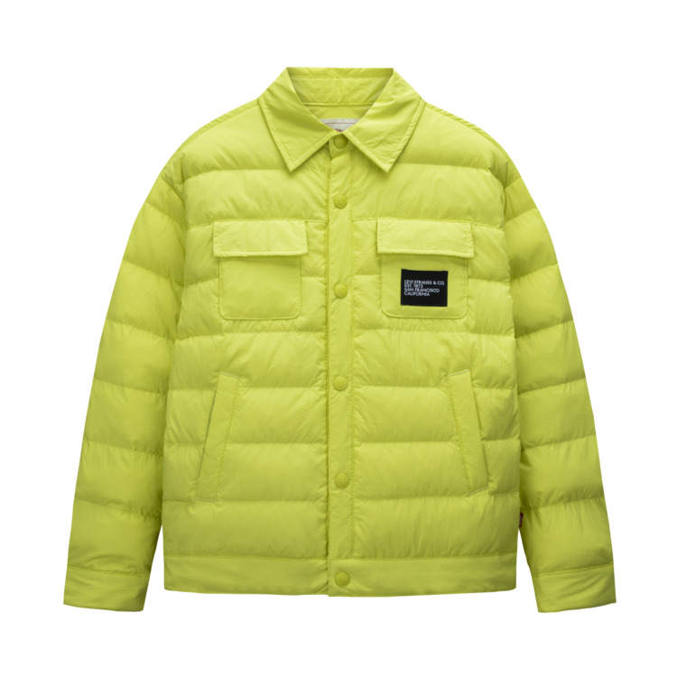 Levis Levis Down Jacket Teenagers Yellow Plum