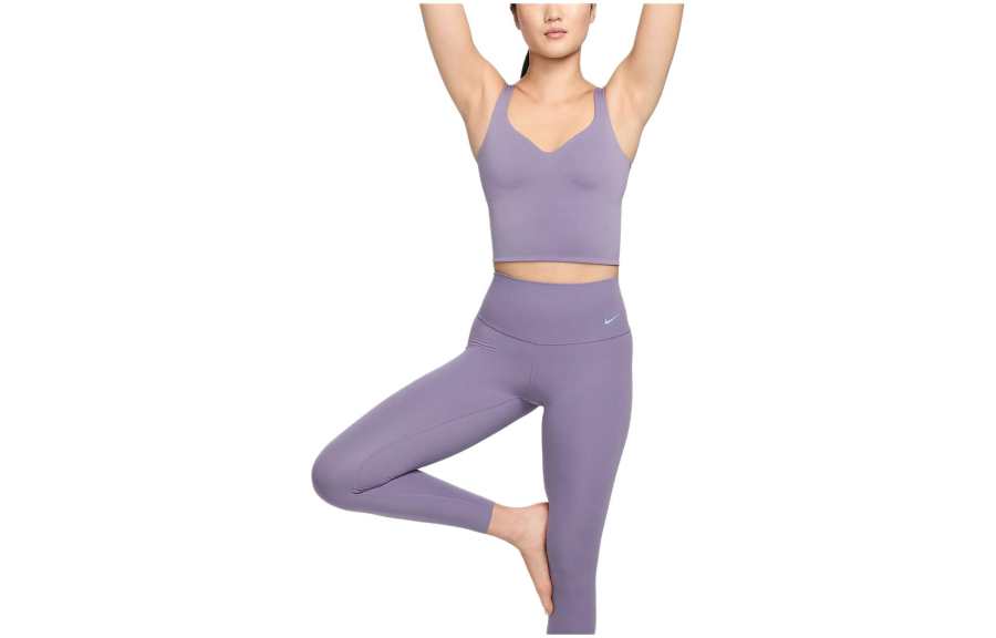 Nike Nike Women's Light Support Padded Sports Bra Tank Top Sport Vests Women's Purple