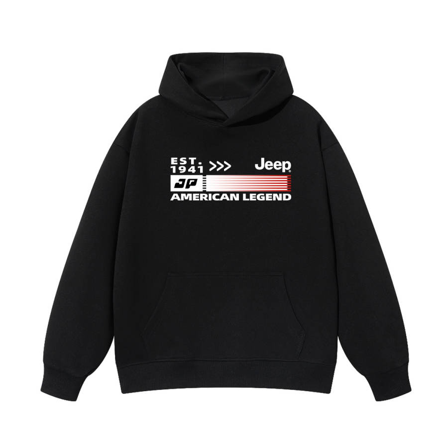 Jeep Grade School Sweatshirts Hooded Moderate