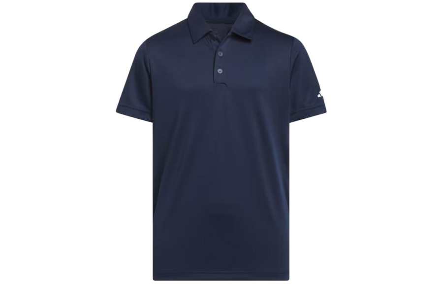 Adidas Adidas Kids' Top Kids' Apparel Performance Short Sleeve Polo Shirt Blue Kids'