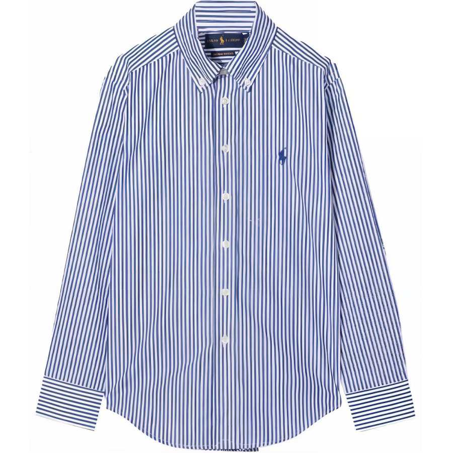 Polo Ralph Lauren Shirt Standard Marine Blue Kids'