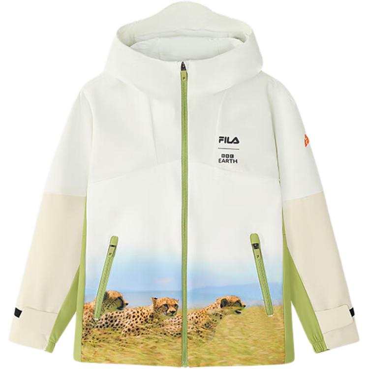 FILA KIDS Jackets & Coats White Beige Yellow Children Aged 3 7 Years Old