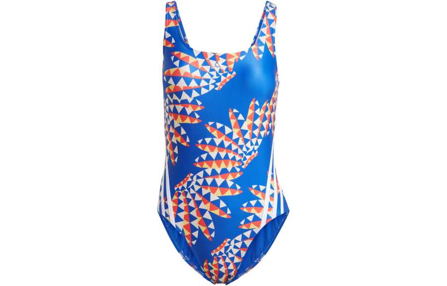 Adidas Adidas x FARM RIO 3 Stripes Clx Swimsuit One piece Swimsuit Women's Blue