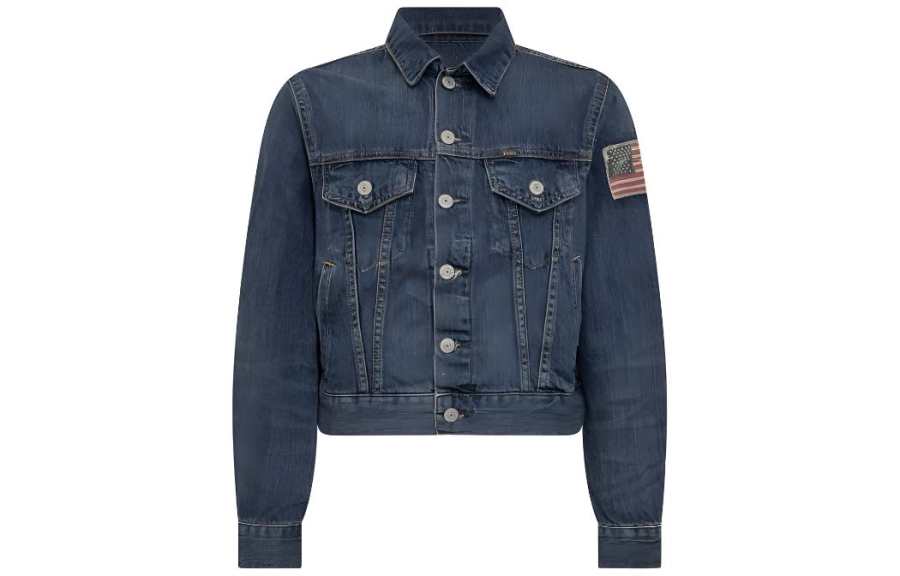 Polo Ralph Lauren Denim Jacket SS22 Blue Kids'