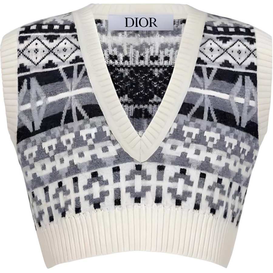 DIOR DIOR Kids Vests V Neck Moderate