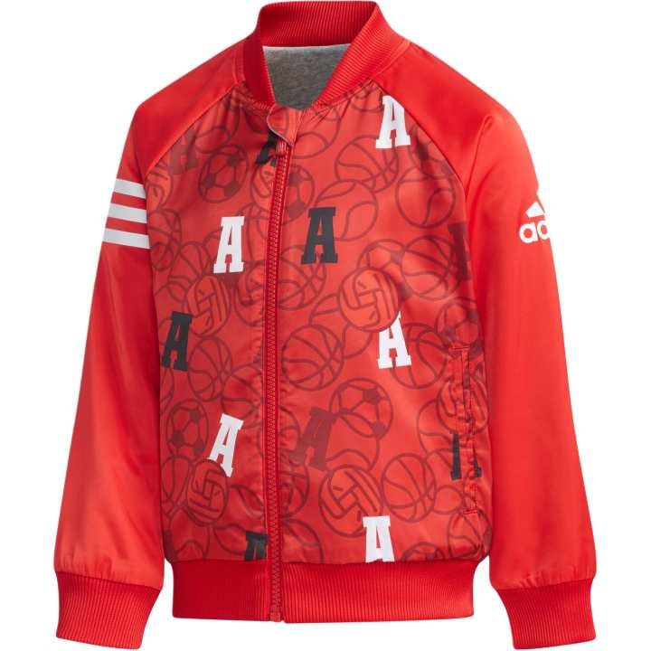 Adidas Adidas Jackets & Coats Light Scarlet Children Aged 3 7 Years Old