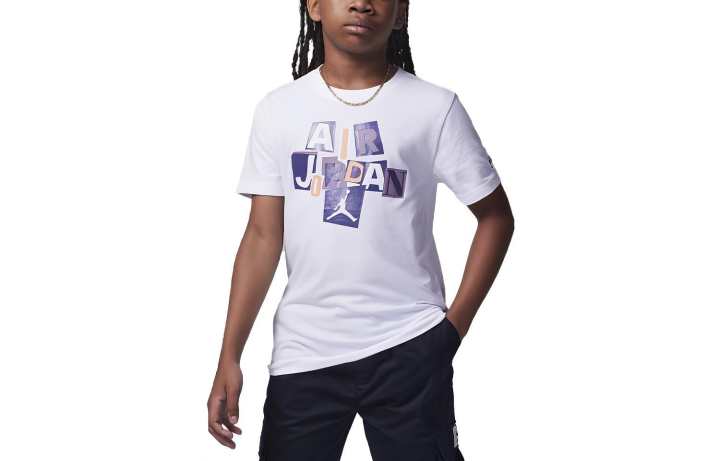 Jordan Jordan T Shirt Air Cutout Tee White Kids'