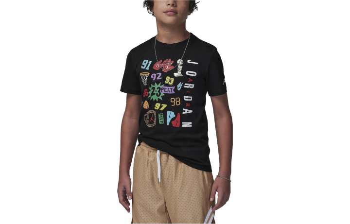 Jordan Jordan Kids T Shirts Crew Neck Moderate