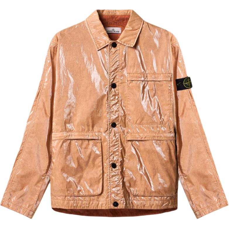 STONE ISLAND SS25 Jackets & Coats Men's Yellow Brown