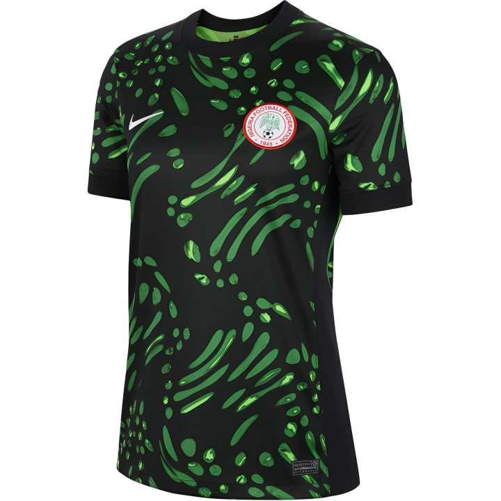 Nike Nike Dri FIT T Shirt Black Green Kids'