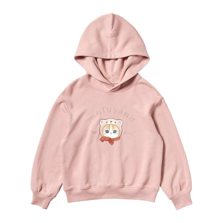 UNIQLO x Mofusand Sweatshirt Pastel Pink Children Aged 3 7 Years Old