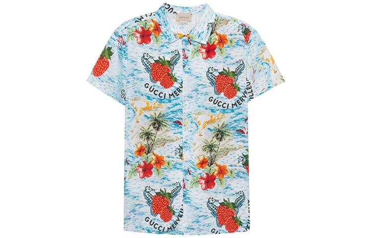 GUCCI Kids Casual Shirts Square Collar Moderate