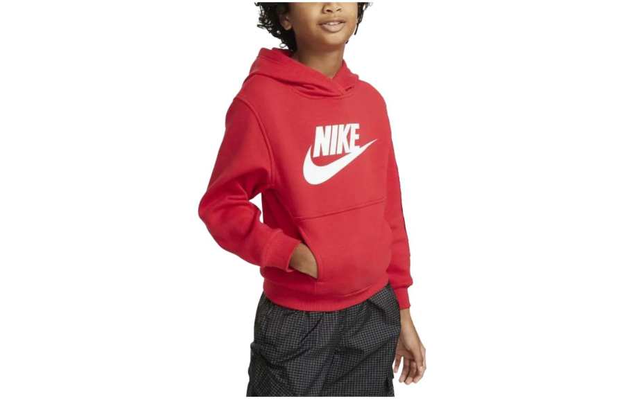 Nike Nike Sweatshirt Kids' Apparel Sportswear Club Fleece Red Kids'