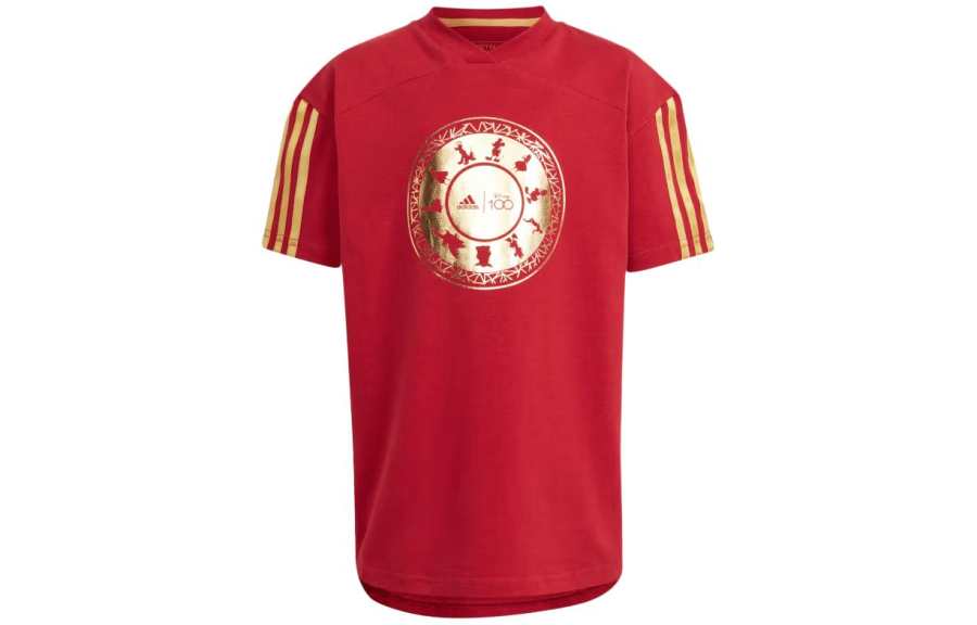 Adidas Adidas x Disney T Shirt Kids' Apparel 100 Tee Red Kids'