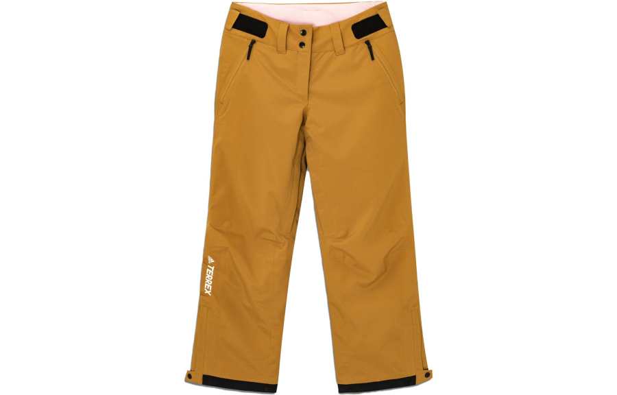 Adidas Adidas Ski Pants Women's Wheat Brown Straight Fit