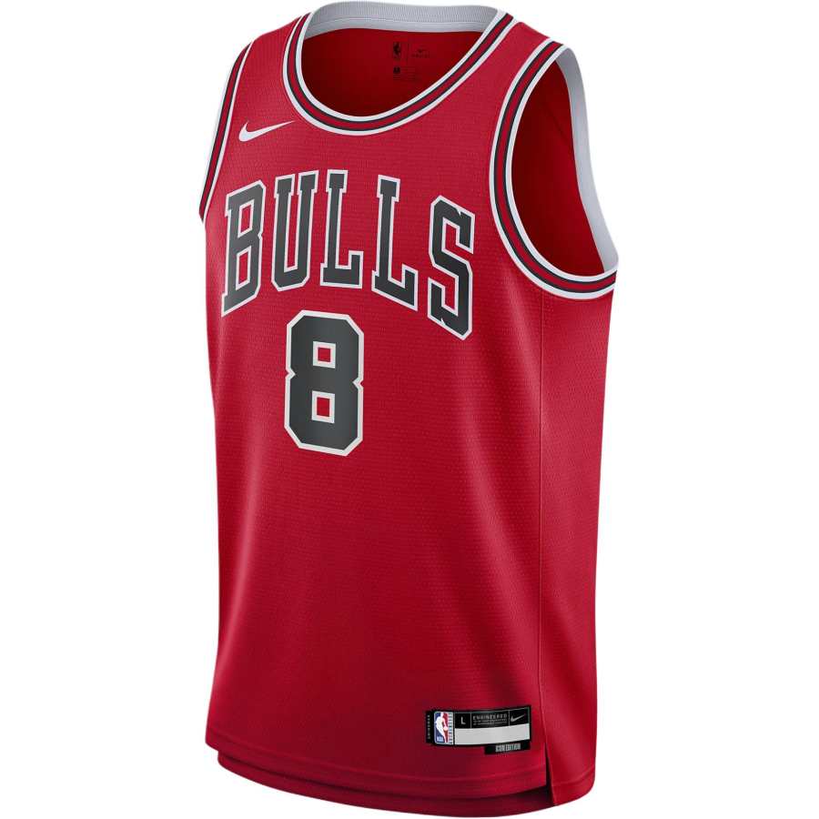 Nike Nike x NBA Kids' Top Zach LaVine Chicago Bulls 2023/24 Icon Edition University Red Teenagers
