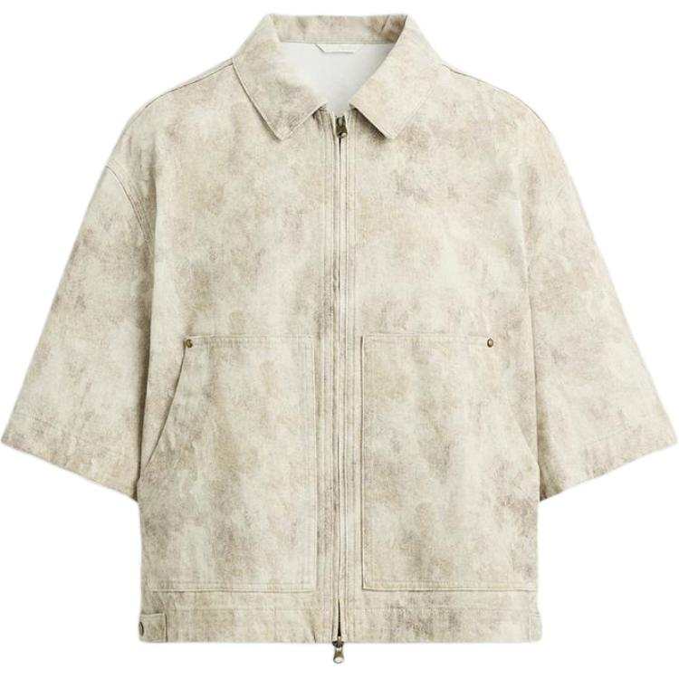 ZARA ZARA Jackets Men's Beige Lapel Moderate Other