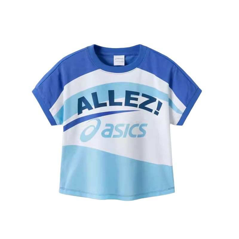 Asics T Shirt SS24 1406 Blue Children Aged 3 7 Years Old