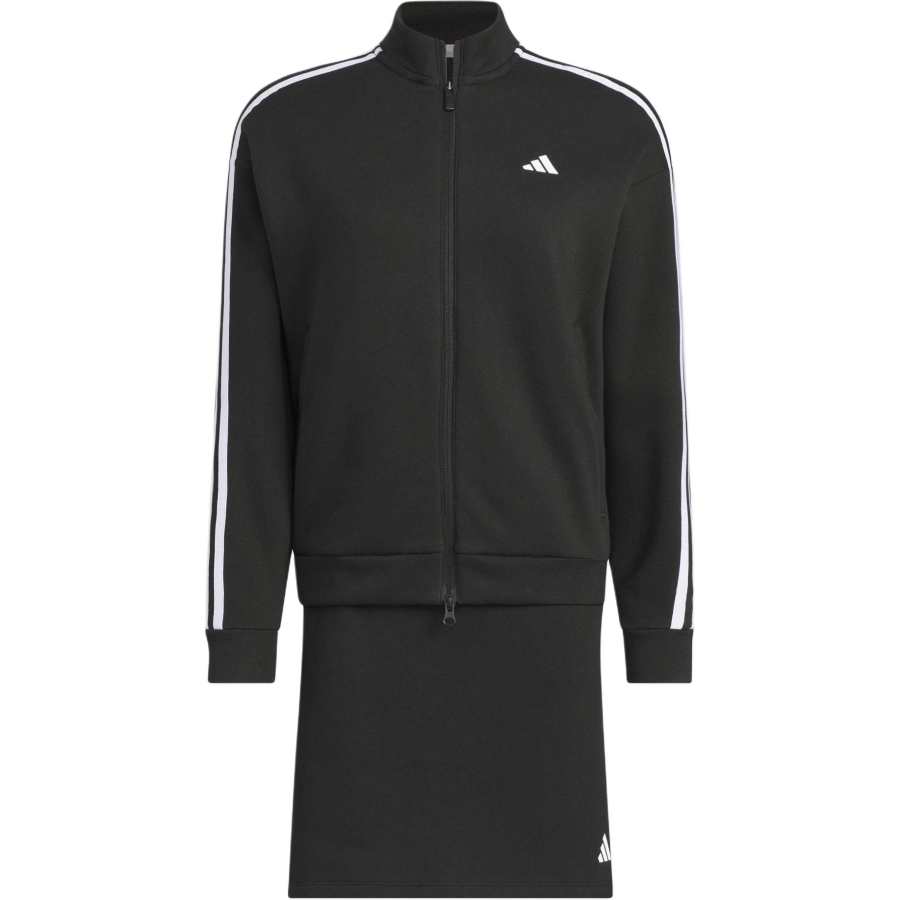 Adidas Adidas Back Fleece Two Piece Suit Skirt Set Women's Black