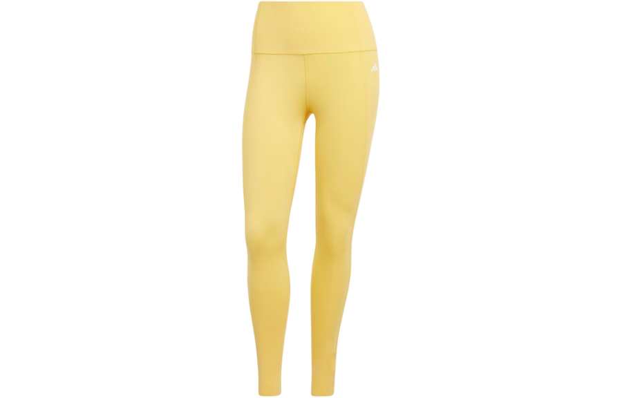 Adidas Adidas Optime Power 7/8 Leggings Sports Pants Women's Bright Yellow