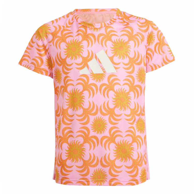 Adidas Adidas T Shirt Light Pink/Chalk White Teenagers