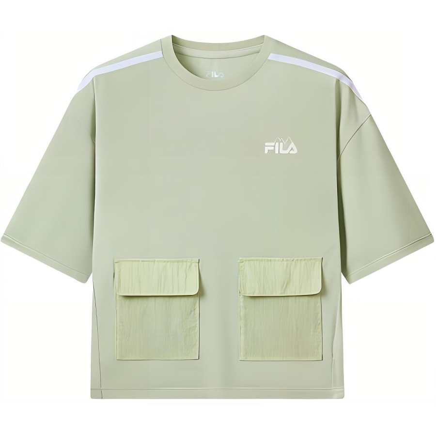 FILA KIDS T Shirt Laurel Leaf Green Teenagers