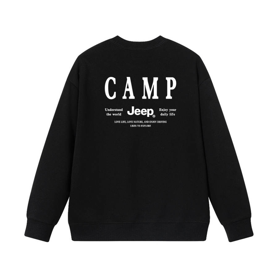 Jeep Jeep Grade School Sweatshirts Crew Neck Thickened