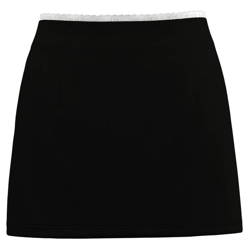 URBAN REVIVO Casual Short Skirts Women's Jet Black