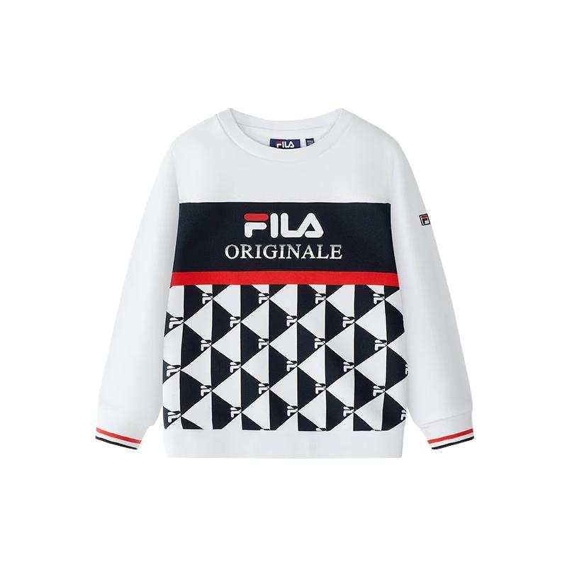 FILA KIDS Sweatshirt Standard White Children Aged 3 7 Years Old
