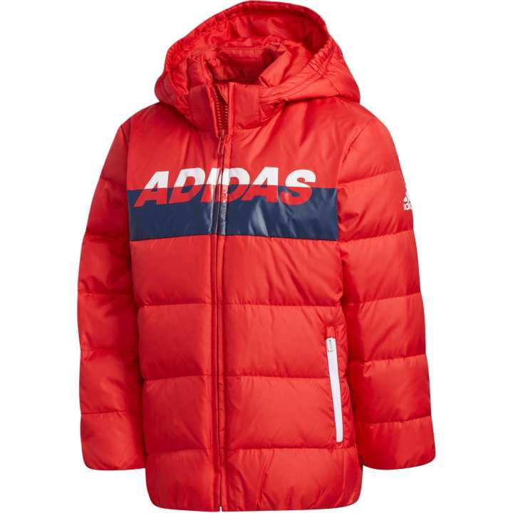 Adidas Adidas Down Jacket Light Scarlet/Light Scarlet/White Children Aged 3 7 Years Old