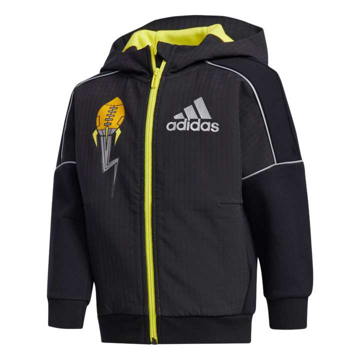 Adidas Adidas Jackets & Coats Black/Dark Silver Gray Children Aged 3 7 Years Old