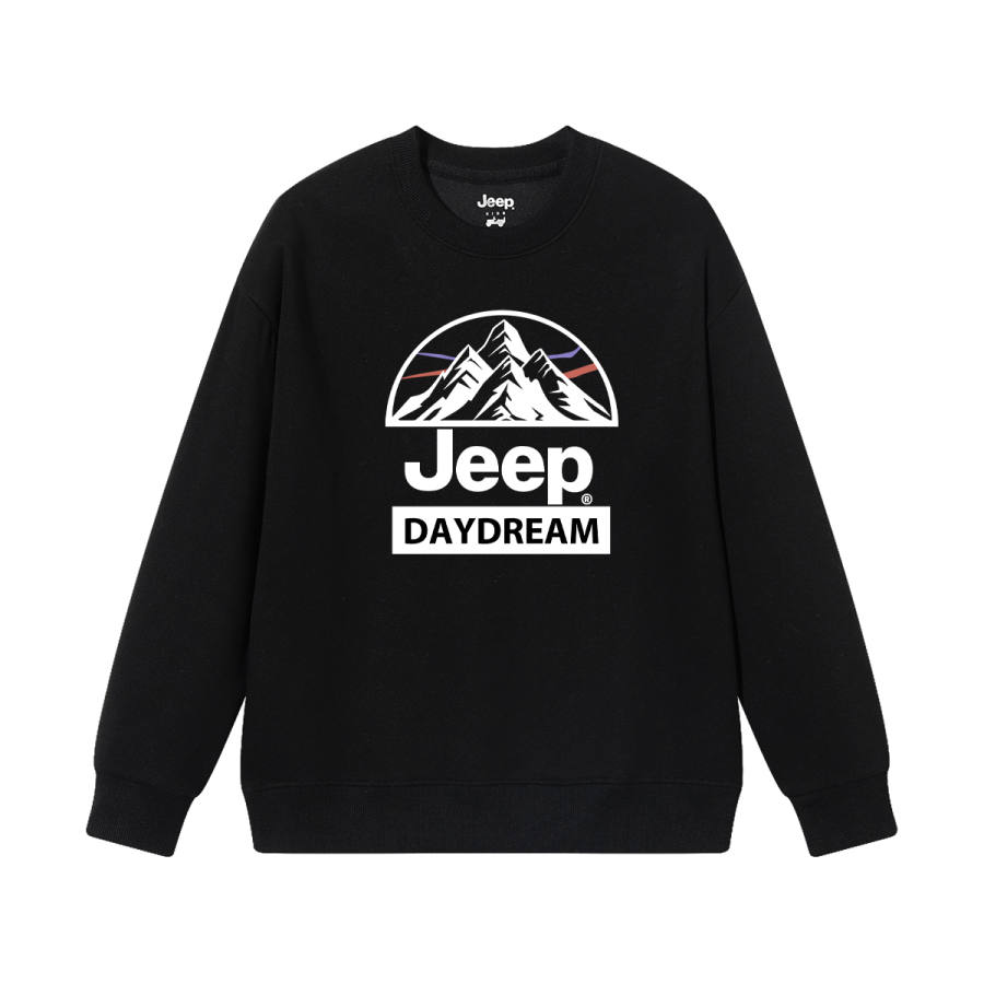 Jeep Jeep Grade School Sweatshirts Crew Neck Thickened