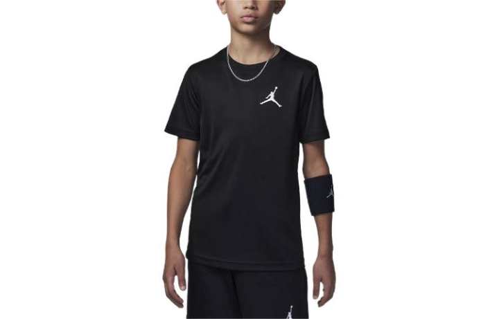 Jordan Jordan T Shirt Dri FIT Jumpman Black Kids'