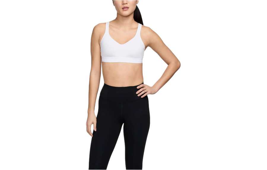 Nike Nike Women's Padded Adjustable Sports Bra Sports Underwear Women's White
