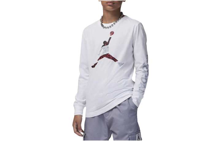 Jordan Jordan Kids T Shirts Crew Neck Moderate