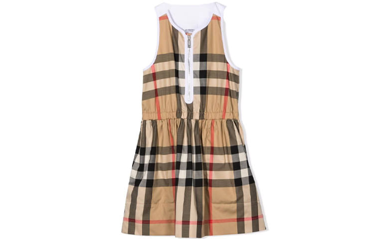 Burberry Dress SS22 Khaki Kids'