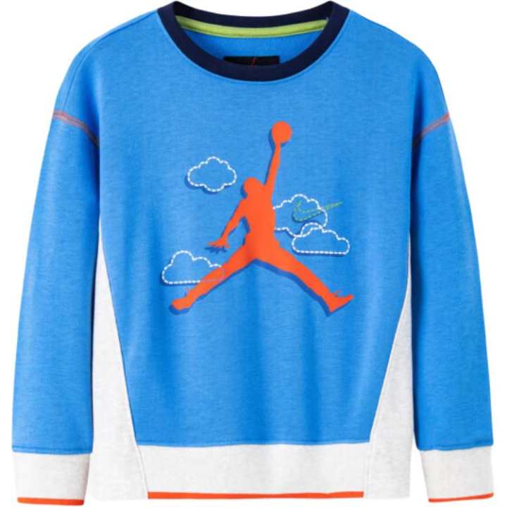 Jordan Jordan Sweatshirt Moss Blue Kids'