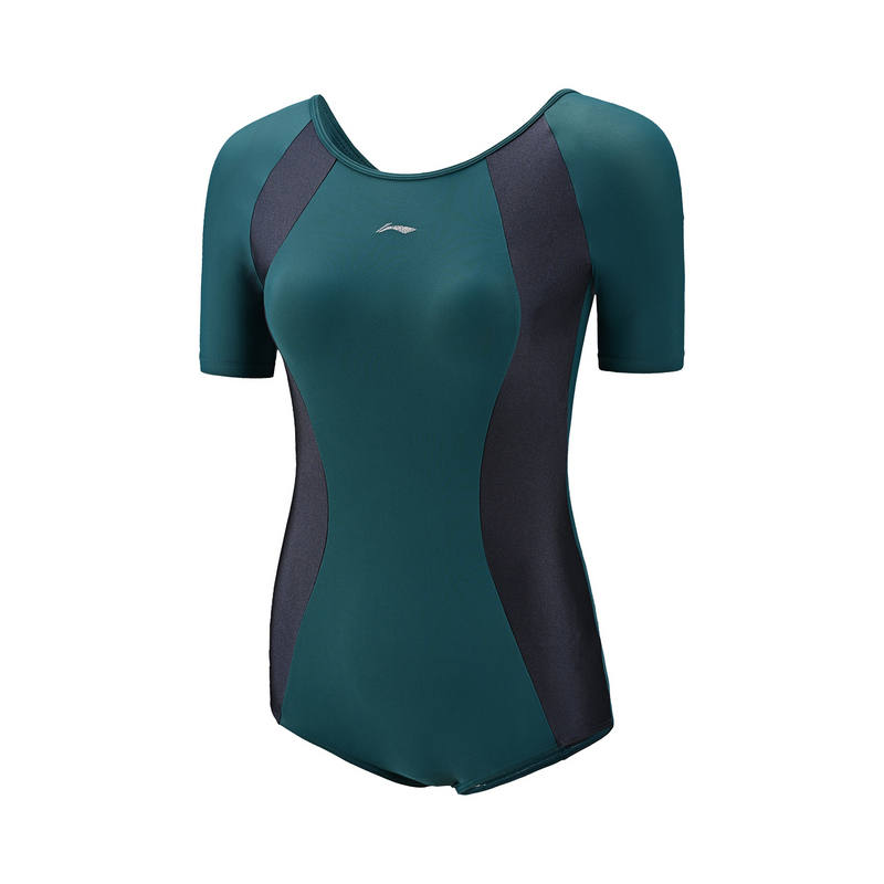 Li-Ning Li Ning One piece Swimsuit Women's Nouveau Green Fat