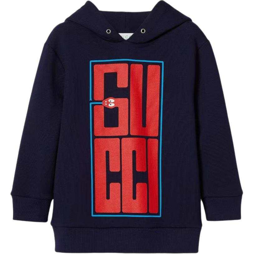 GUCCI GUCCI Sweatshirt SS25 Blue Kids'