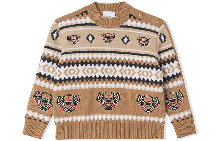 Burberry Kids Sweaters Crew Neck Moderate