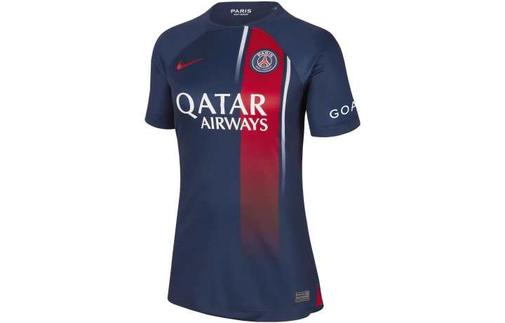 Nike Nike Paris Saint Germain Soccer Jerseys Women's Navy Blue Crew Neck Moderate