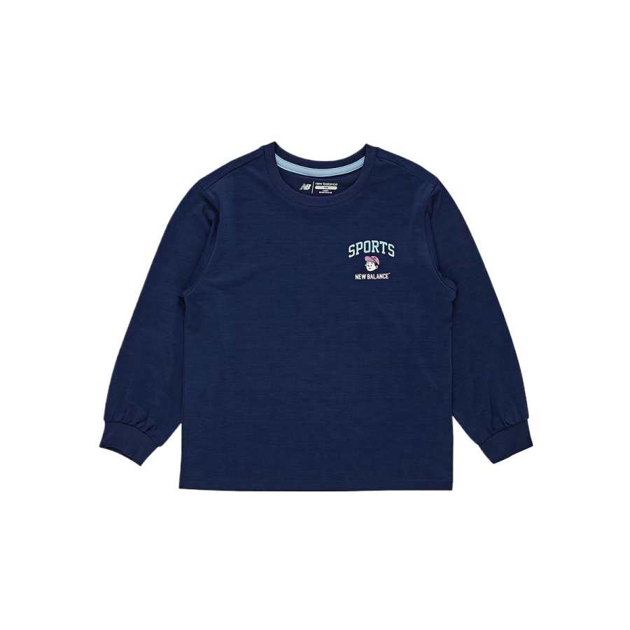 New Balance New Balance Sweatshirt Sea Blue Children Aged 3 7 Years Old