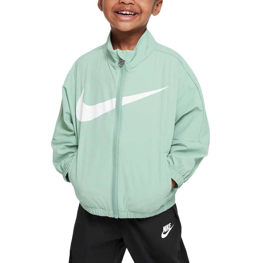 Nike Nike Jacket Swoosh Gentle Gray Green Infant And Toddler