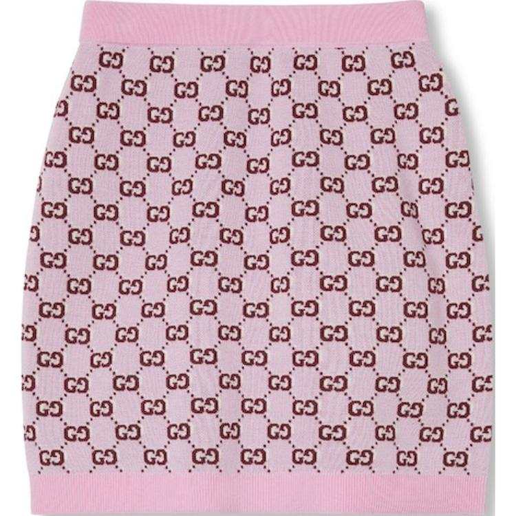 GUCCI Gg Shadow jacquard Wool Skirt