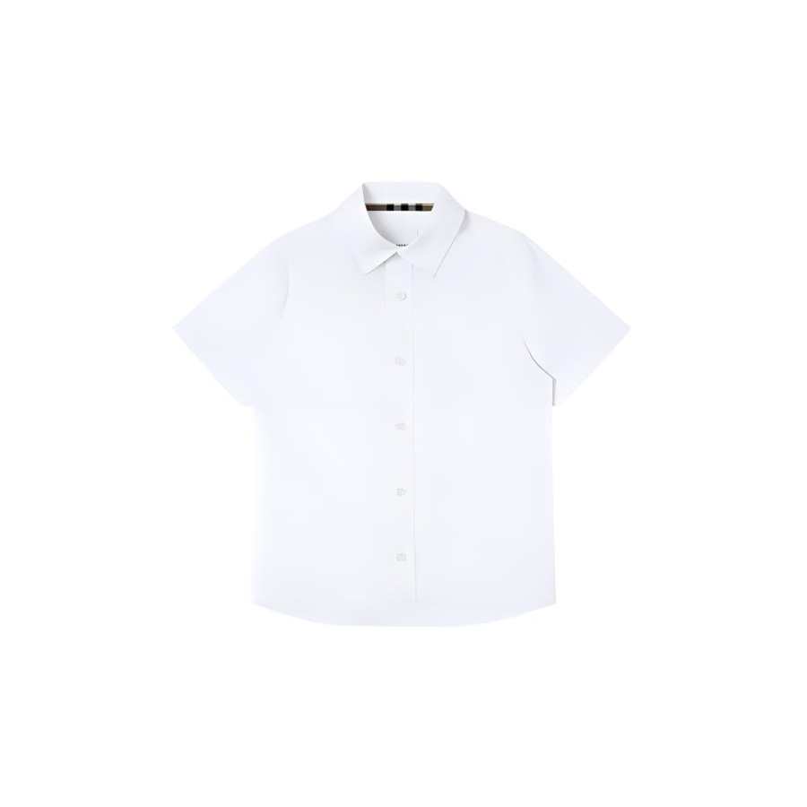 Burberry Kids Shirts Lapel Moderate
