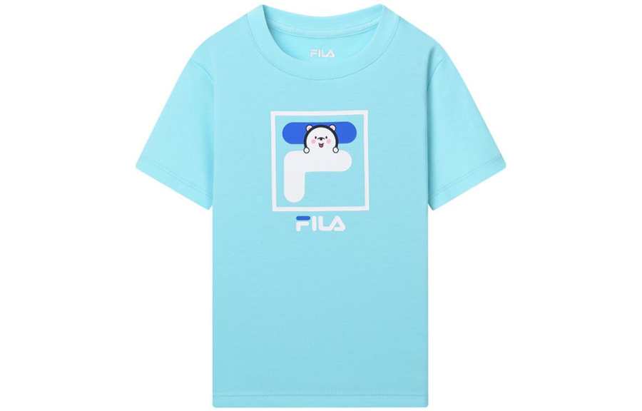 FILA KIDS T Shirts Crew Neck Moderate